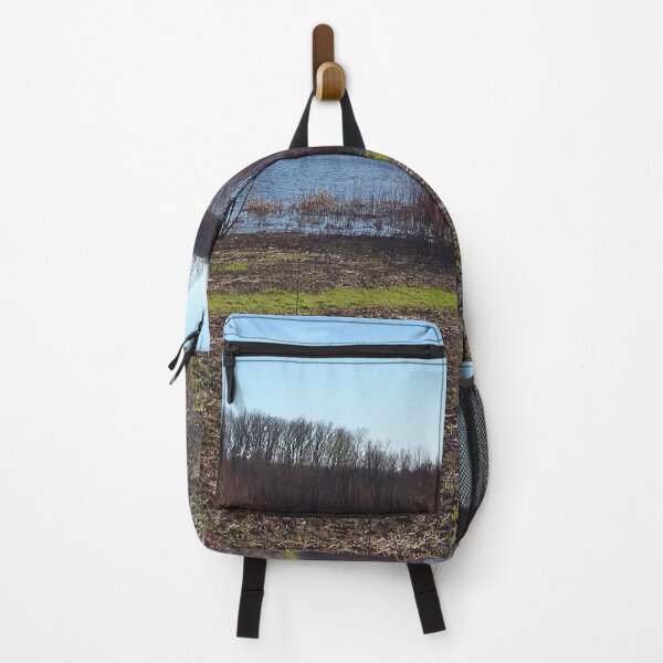 Item preview, River under a partly cloudy blue sky with trees on both banks designed and sold by Mothe3rd.