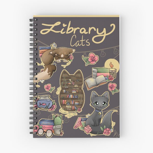 Item preview, Cat Bookshelf sticker sheet designed and sold by Jessica K..