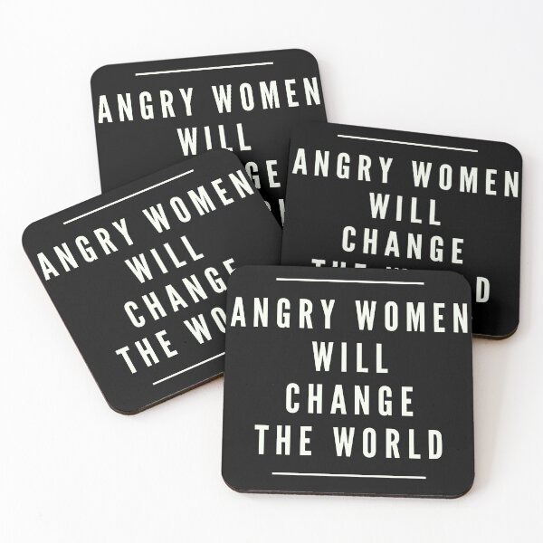Item preview, Angry women will change the world | White text designed and sold by TheTrueOne.