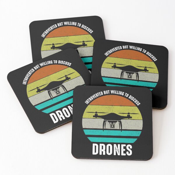 Item preview, Introverted But Willing To Discuss Drones designed and sold by Cat Lady Designs.
