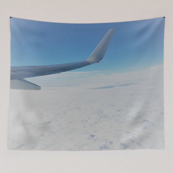 Item preview, Window seat view of airplane wing designed and sold by jannelserrano.