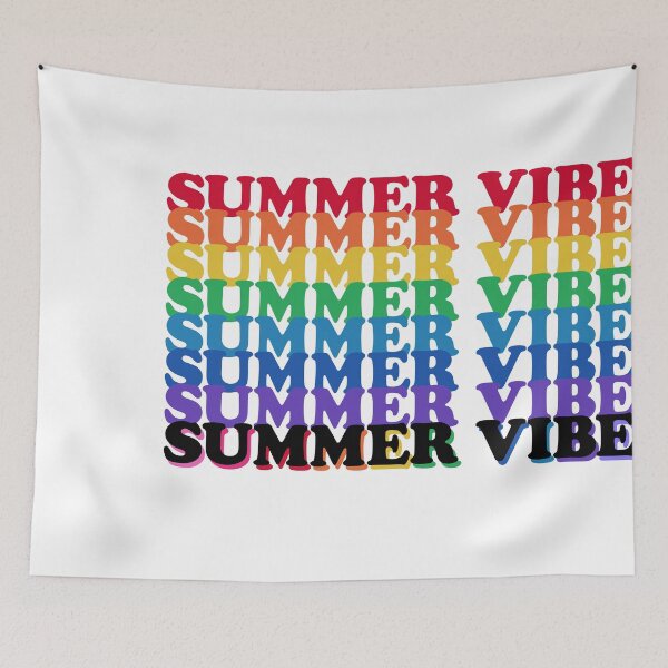 Item preview, Summer Vibes - Gay Rainbow designed and sold by The White Bat.