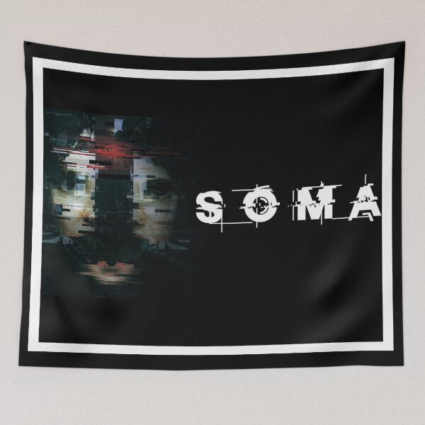 Item preview, SOMA glitch face #3 white border designed and sold by EsmeCM.