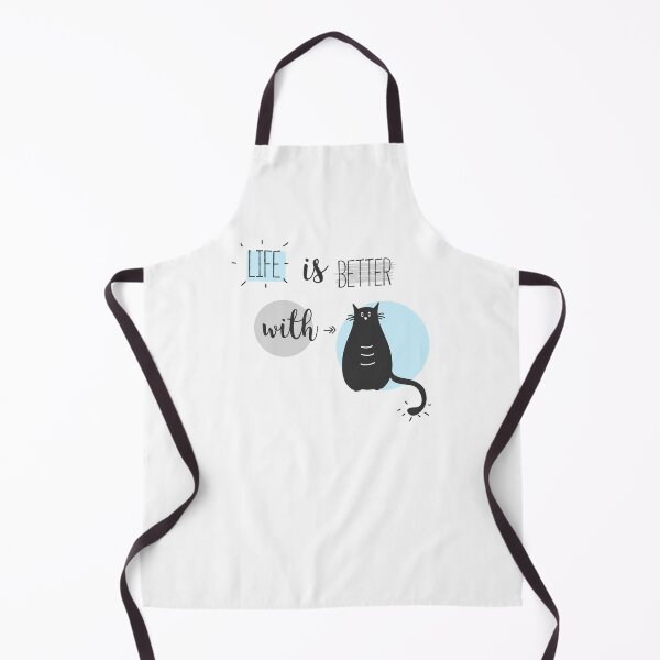 Item preview, Life is better with Cats in blue and grey designed and sold by Blue-Fairy.