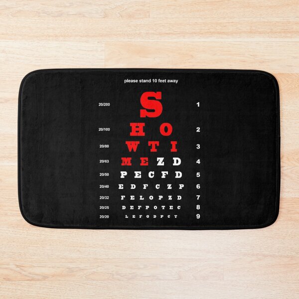 Item preview, EYE TEST CHART - SHOWTIME MODERN DANCE designed and sold by KoolDsignsDANCE.
