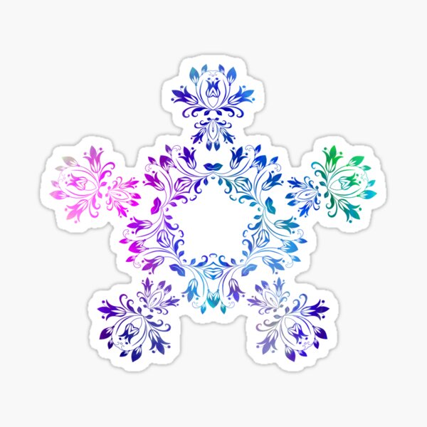 mandala Floor Pillows Sticker