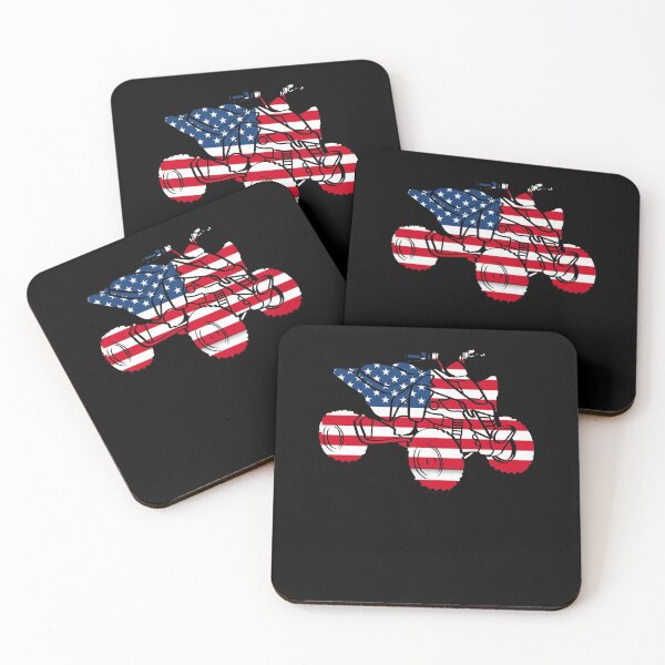 Item preview, American Flag 4th Of July Four Wheeling  ATV designed and sold by Ginger217.