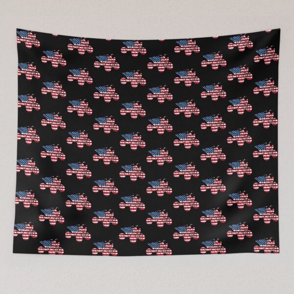 Item preview, American Flag 4th Of July Four Wheeling  ATV designed and sold by Ginger217.