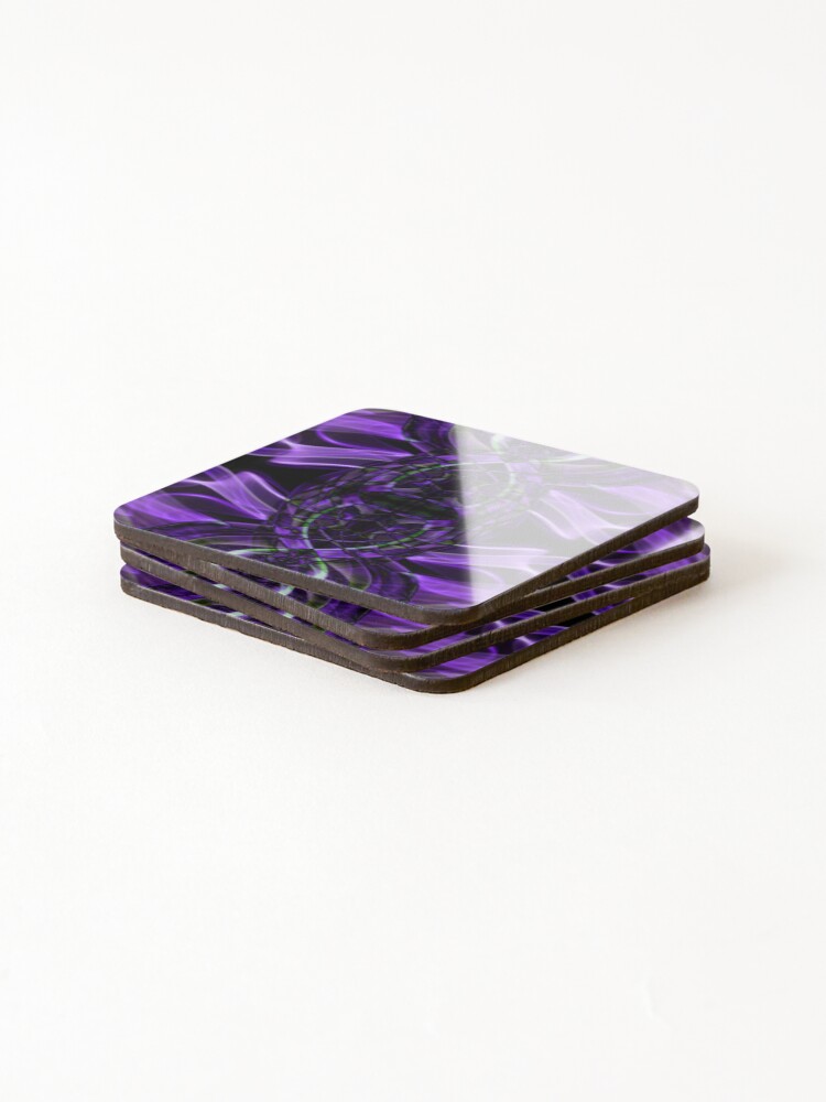 Thumbnail 4 of 5, Coasters (Set of 4), Smoke Design designed and sold by Ralad2021.