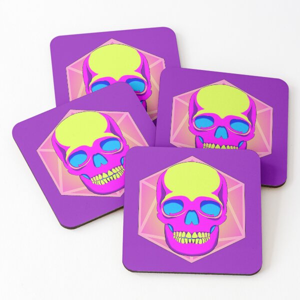Item preview, Vaporwave Styled Skull designed and sold by enderscram.