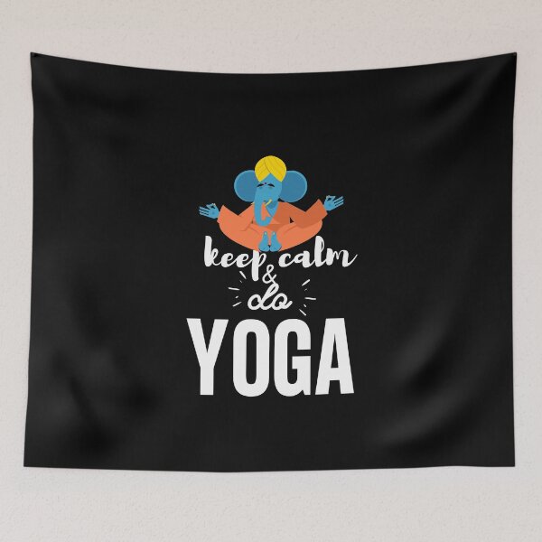 Item preview, Yoga Elephant - Keep Calm and do Yoga designed and sold by TrueFit Essentials.