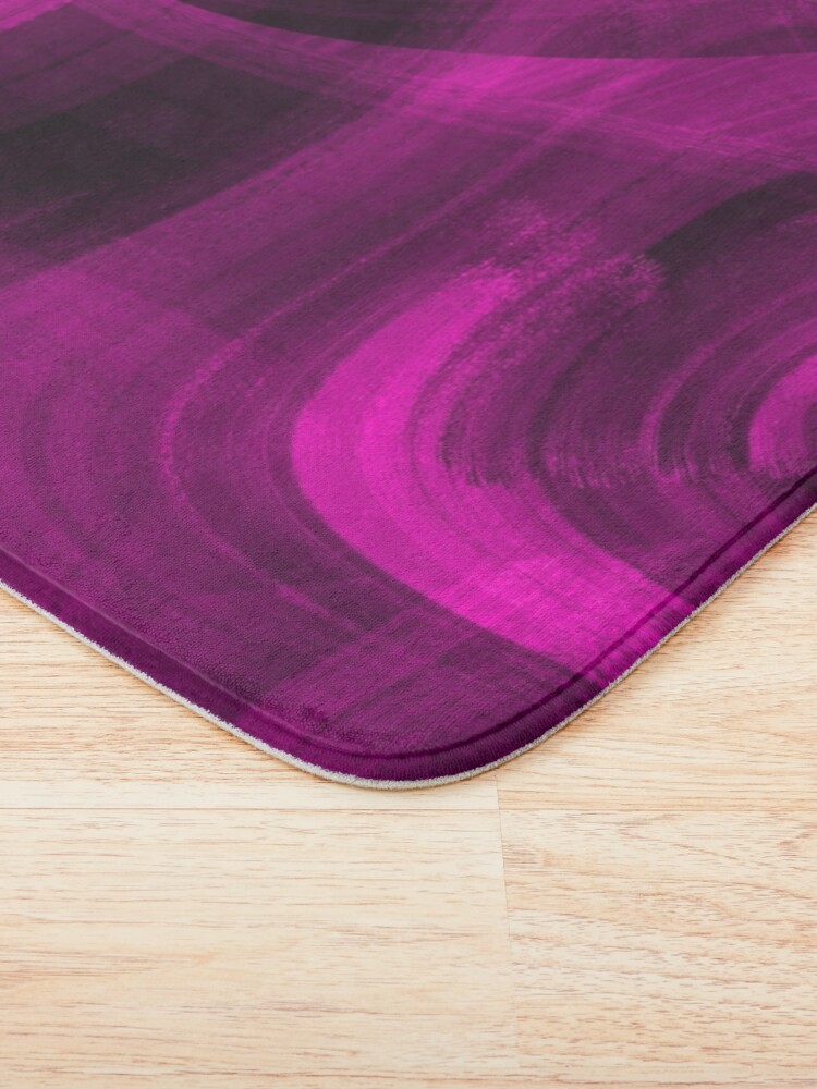 Alternate view of Pinkish Black Hole Bath Mat