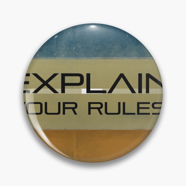 Item preview, explain your rules designed and sold by Designs-RZ.