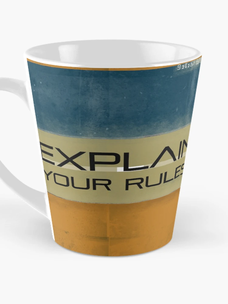 Thumbnail 3 of 4, Coffee Mug, explain your rules designed and sold by Designs-RZ.