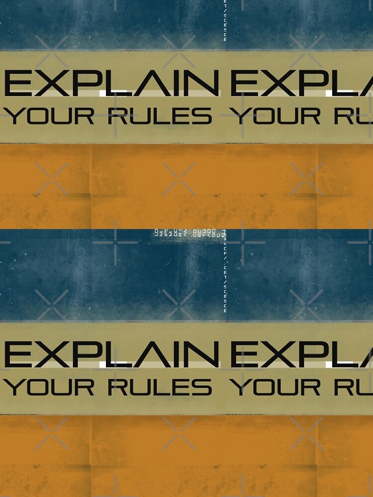 Thumbnail 4 of 4, iPhone Case, explain your rules designed and sold by Designs-RZ.