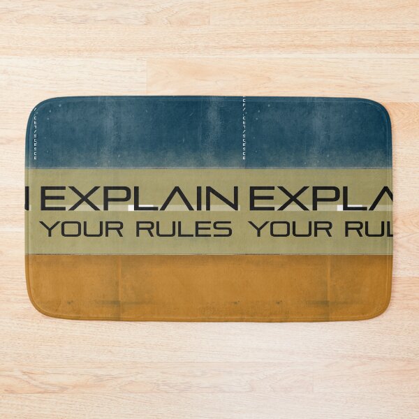 Item preview, explain your rules designed and sold by Designs-RZ.
