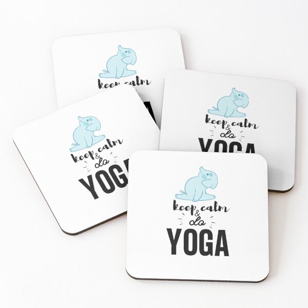 Item preview, Yoga Elephant - Keep Calm and do Yoga designed and sold by TrueFit Essentials.