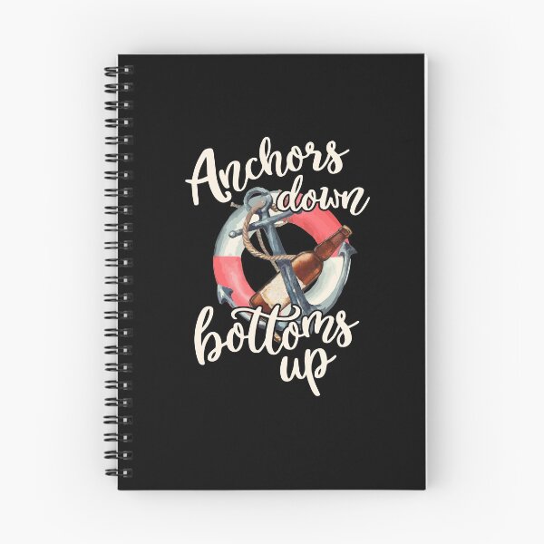 Item preview, Anchors Down And Up Funny Drinking Sailing Lover designed and sold by Dressed For Duty.