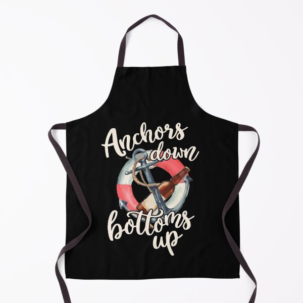 Item preview, Anchors Down And Up Funny Drinking Sailing Lover designed and sold by Dressed For Duty.