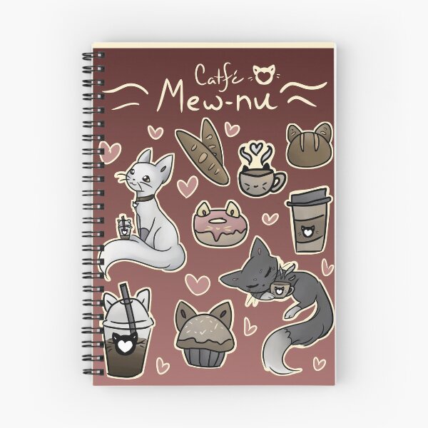 Item preview, Cat café mew-nu (menu) designed and sold by Jessica K..