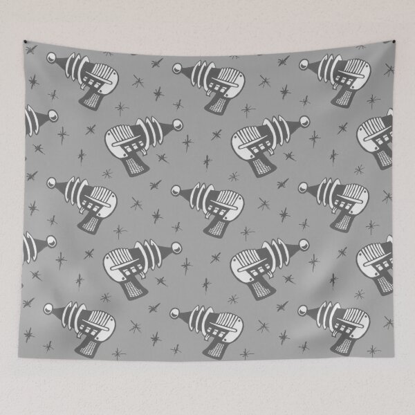 Item preview, Laser Pistol - black and white  designed and sold by BrandNameNerd.