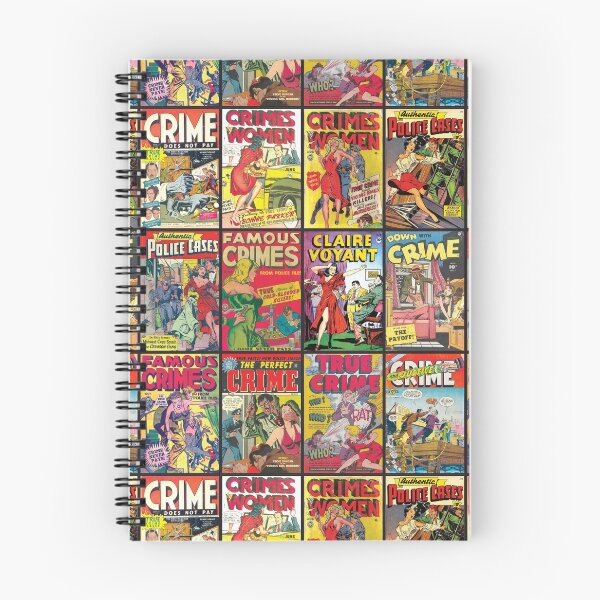 Item preview, Crime Comic Covers | Vintage comic designed and sold by Petra Becker.