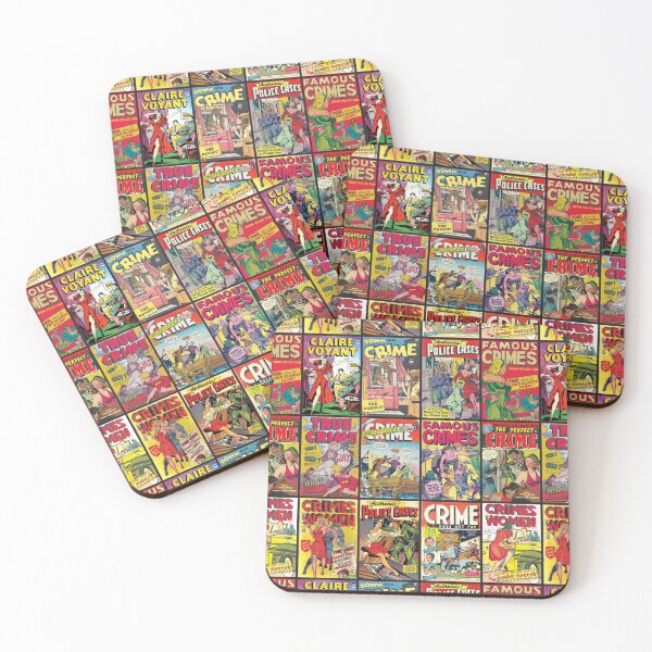 Item preview, Crime Comic Covers | Vintage comic designed and sold by Petra Becker.