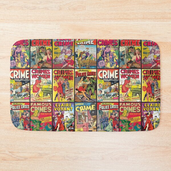 Item preview, Crime Comic Covers | Vintage comic designed and sold by Petra Becker.