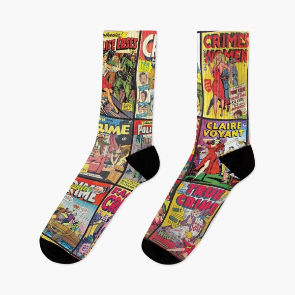 Item preview, Crime Comic Covers | Vintage comic designed and sold by Petra Becker.
