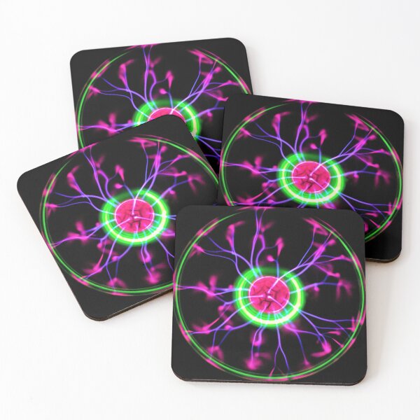 Item preview, Pop art neon electric plasma ball designed and sold by hoober24.