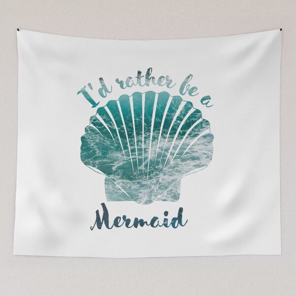 Item preview, I'd rather be a mermaid designed and sold by Emma Kunz.