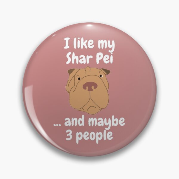 Item preview, I Like My Tan Shar Pei (White) designed and sold by Nichestalgia.