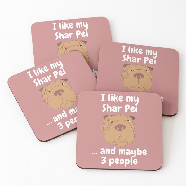 Item preview, I Like My Tan Shar Pei (White) designed and sold by Nichestalgia.