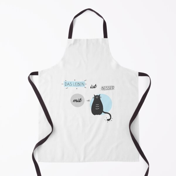 Item preview, Life is better with Cats in blue and grey (german) designed and sold by Blue-Fairy.