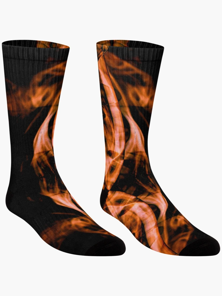 Thumbnail 3 of 5, Socks, Smoke Design designed and sold by Rachael Atkins.