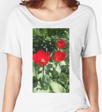 Tulips Women's Relaxed Fit T-Shirt