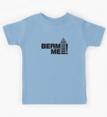 Beam me up V.1 (black) Kinder T-Shirt