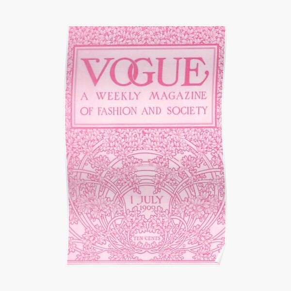 vogue magazine poster Poster