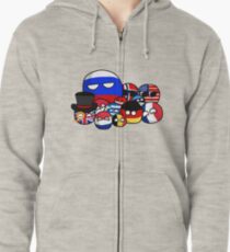 Countryballs Zipped Hoodie