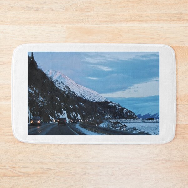 Item preview, Snowy Mountain Highway Photo designed and sold by lizzmarino.