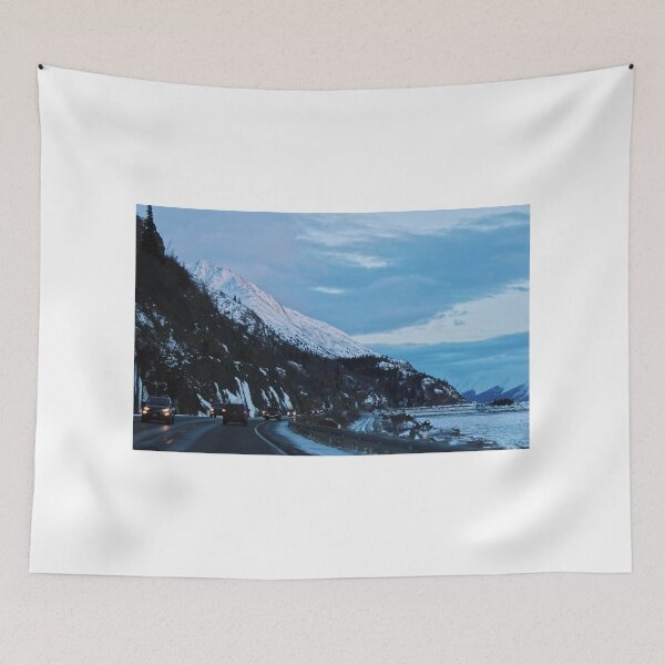 Item preview, Snowy Mountain Highway Photo designed and sold by lizzmarino.