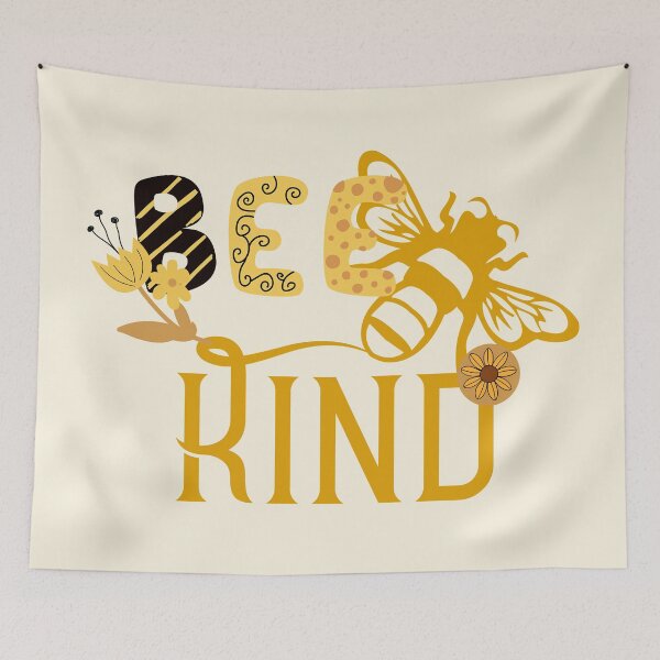 Item preview, Bee! Kind - Cute Wholesome Bee!! designed and sold by SoffyLee586.