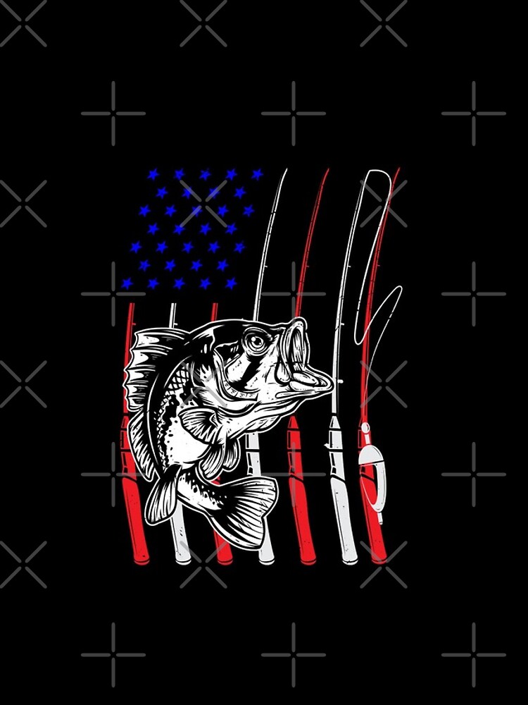 Imagen 4 de 4, Funda de iPhone con la obra Pesca Bandera Americana Bandera Caña De Pescar Americana, diseñada y vendida por Enomis72.