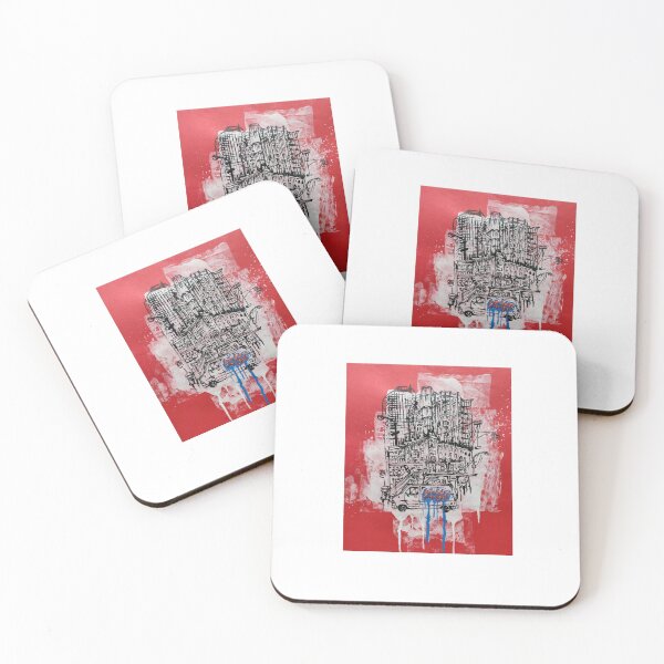 Item preview, Graphic City Scape designed and sold by Jencrowleyart.
