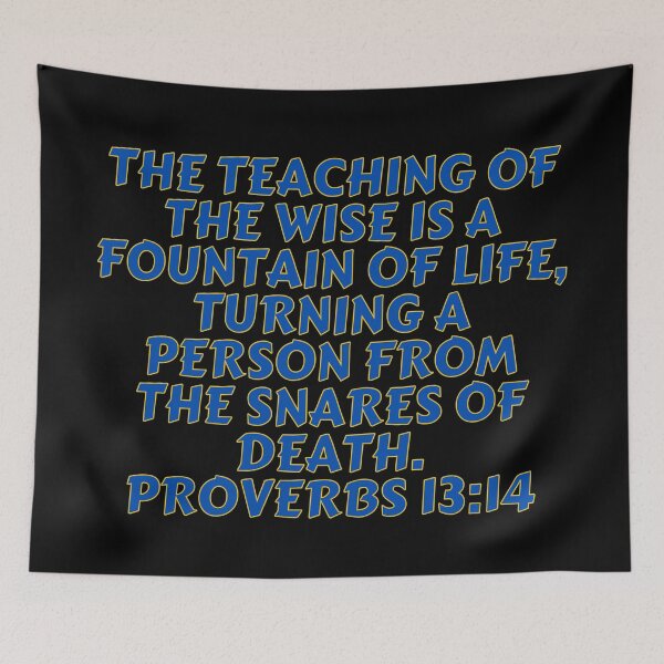 Item preview, Bible Verse Proverbs 13:14 designed and sold by Prayingwarrior.