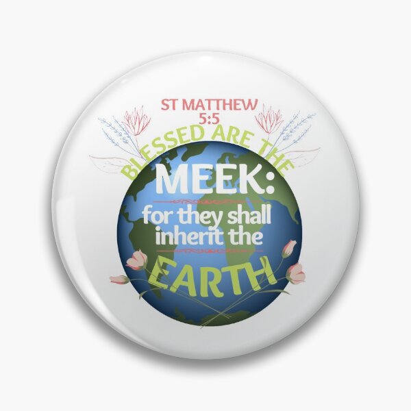 Item preview, St Matthew 5:5 Blessed are the meek  for they shall inherit the earth, designed and sold by Mammanation.