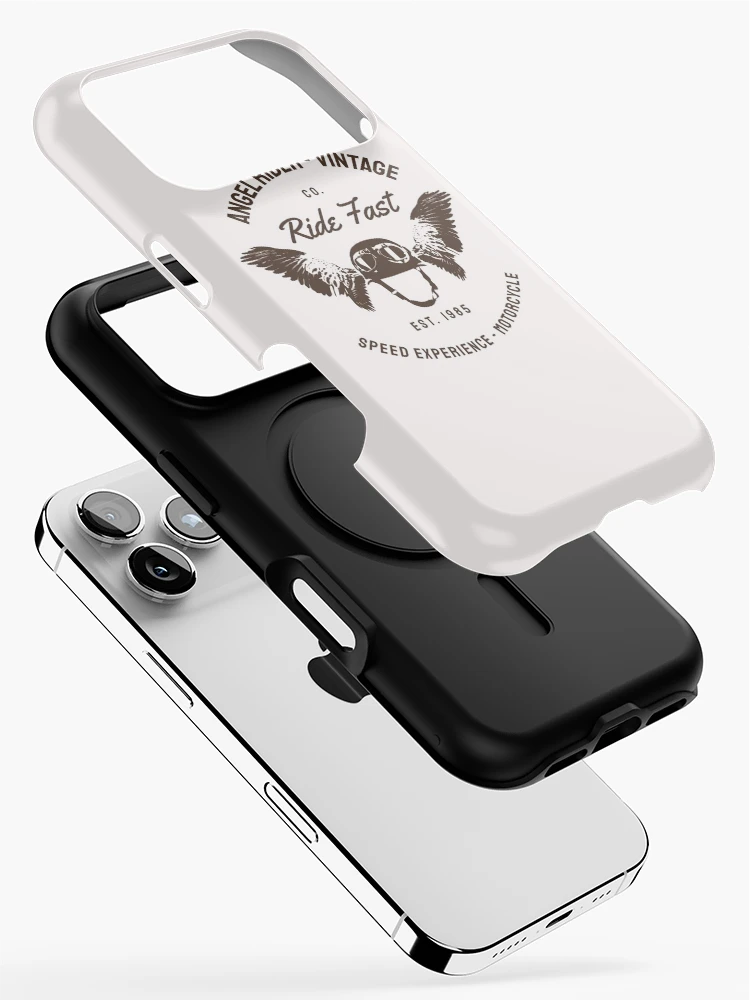 Thumbnail 2 of 4, iPhone Case, ANGEL RIDER VINTAGE RIDE FAST designed and sold by Benomi.