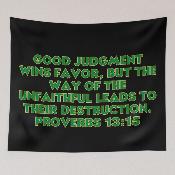 Item preview, Bible Verse Proverbs 13:15 designed and sold by Prayingwarrior.