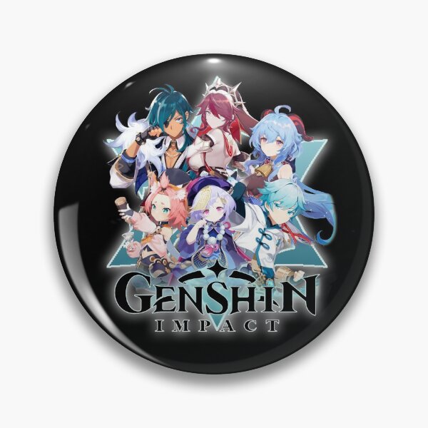 Item preview, Genshin Impact Cryo Characters designed and sold by gabyshiny.