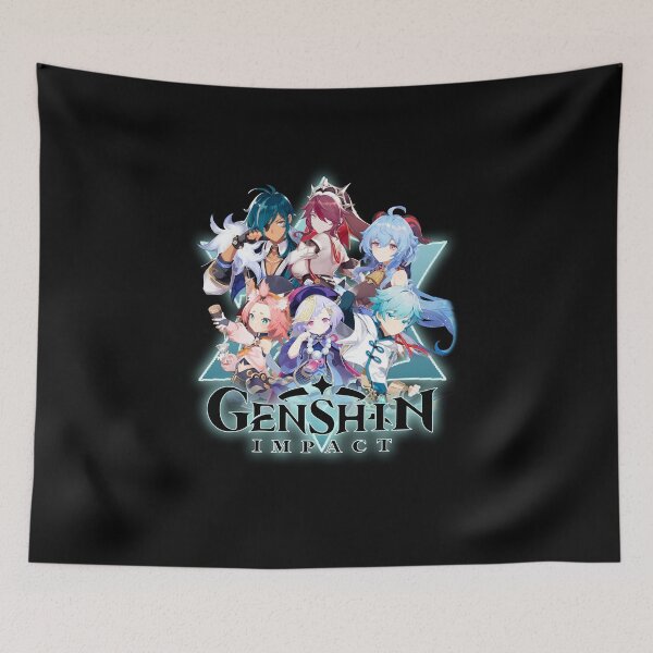 Aperçu de l'œuvre Personnages Genshin Impact Cryo créée et vendue par gabyshiny.
